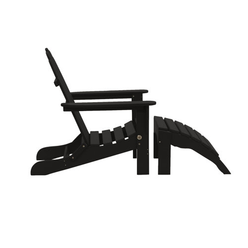 Three Posts™ Hartington Plastic/Resin Folding Adirondack Chair with